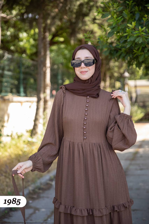kiraz kumaş elbise 1985